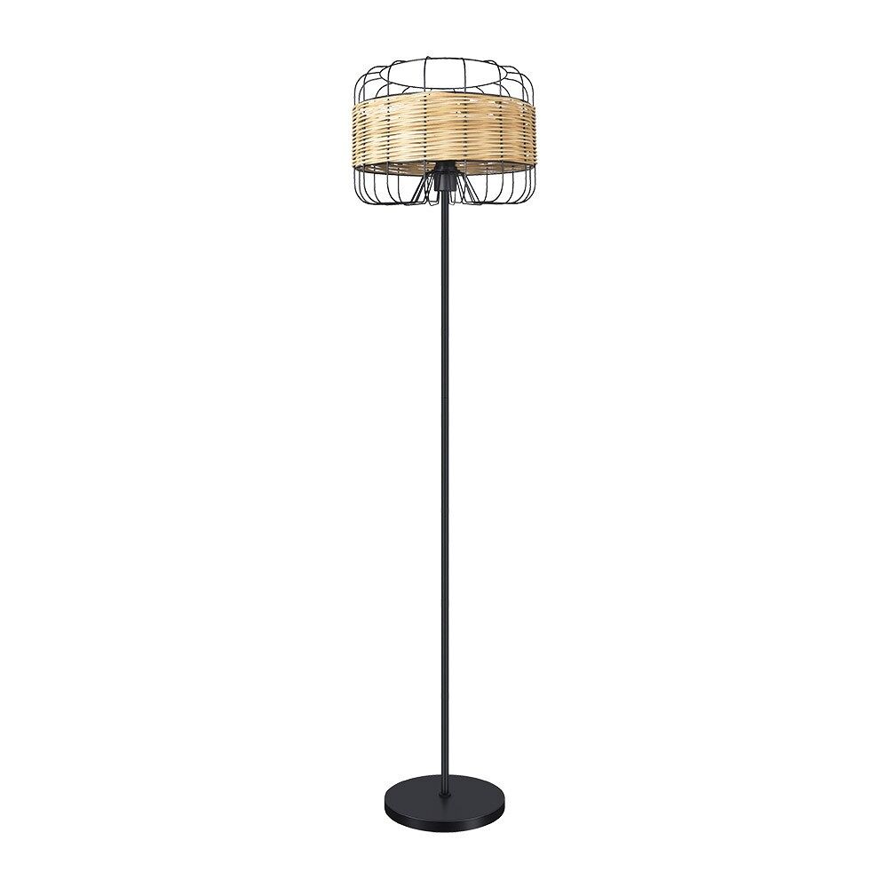 Lámpara De Pie Metal Serie Zenda