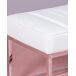 Banco diseño tapizado en polipiel con acero cromado - Praga 132x48 Banco diseño tapizado en polipiel con acero cromado - Praga 132x48 Blanco