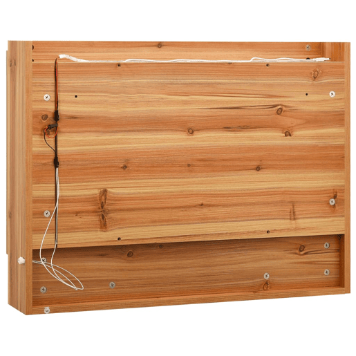 vidaXL Armário espelhado casa banho com LED 80x15x60 cm MDF carvalho vidaXL Armário espelhado casa banho com LED 80x15x60 cm MDF carvalho