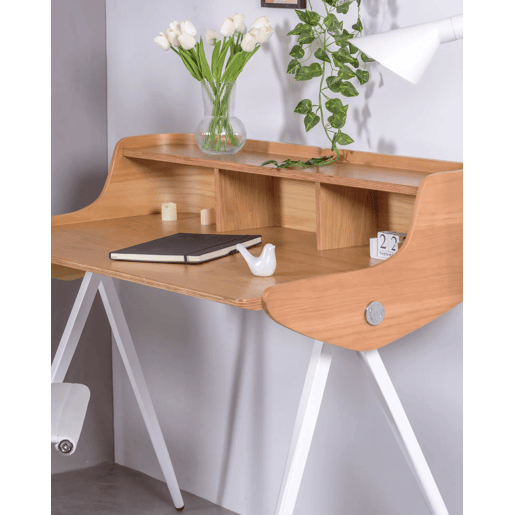 Mesa escandinava em madeira maciça de carvalho - Oakland