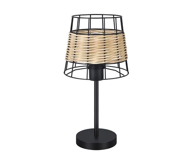 Lampara sobremesa metal color negro serie burano 20cm