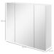 Armario de Baño MDF kleankin, hogar - baño Armario de Baño MDF kleankin, hogar - baño Blanco