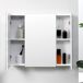 Armario de Baño MDF kleankin, hogar - baño Armario de Baño MDF kleankin, hogar - baño Blanco
