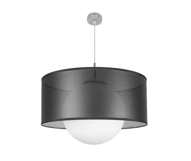 Colgante metal color niquel serie cosmico 60cm
