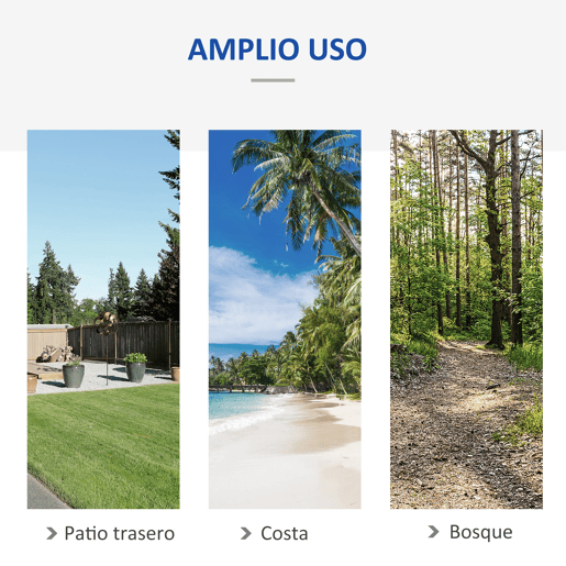 Outsunny Cama Rede com Suporte 298x117 cm Cama Rede de Campismo com Bolsa de Transporte Portátil Altura Ajustável Capacidade 120 kg para Pátio Varanda Verde e Azul