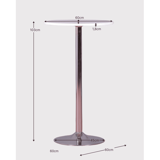 Mesa alta de design - Boom