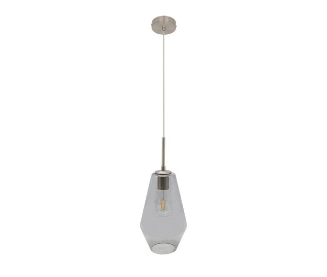 Colgante metal color niquel serie pinap 17cm