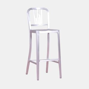 Banqueta de metal com encosto alto - Navi Army