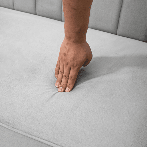 HOMCOM Sofá de 2 Lugares Convertível em Cama de Estofado Aveludado com Encosto Ajustável e Pés de Madeira para Sala de Estar Escritório 189x80,5x78,5 cm Cinza Claro