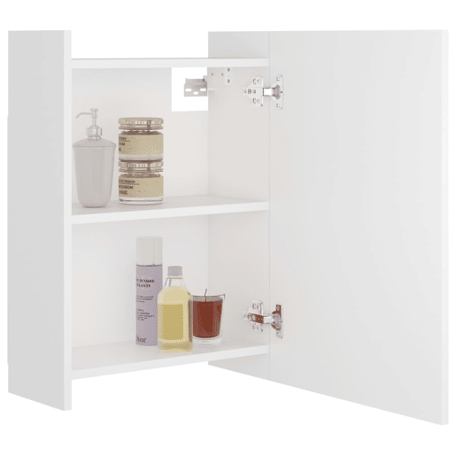 vidaXL Armário casa banho c espelho derivados de madeira branco vidaXL Armário casa banho c espelho derivados de madeira branco