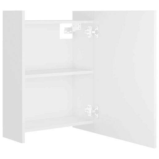 vidaXL Armário casa banho c espelho derivados de madeira branco vidaXL Armário casa banho c espelho derivados de madeira branco