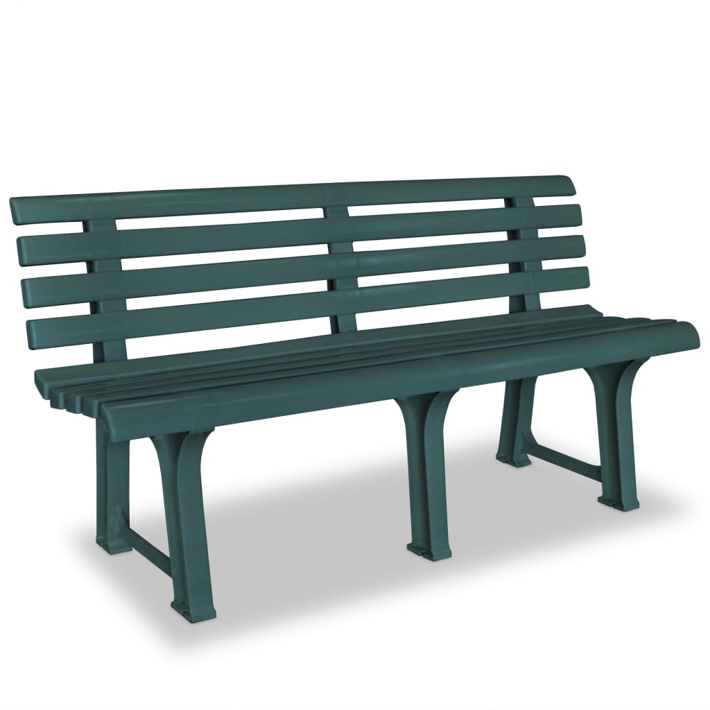 Banco de jardín 145x49 Verde