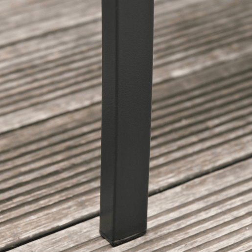 Outsunny Conjunto de Móveis de Jardim Conjunto de 4 Peças Móveis de Exterior com 2 Poltronas 1 Sofá de 2 Lugares e Mesa de Centro com Tampo de Vidro Temperado Preto