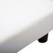 Reposapiés Otomano PU, Plástico HOMCOM Reposapiés Otomano PU, Plástico HOMCOM Blanco