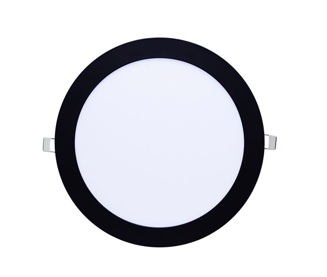 Downlight aluminio color negro serie tanzanita 22cm