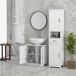 Armario de Baño kleankin, hogar - baño Armario de Baño kleankin, hogar - baño Blanco