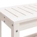 Banco de jardín de madera 108x35 Banco de jardín de madera 108x35 Blanco