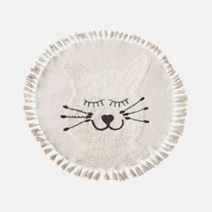 Tapetes para Crianças ETSERI Creme ø 120 cm Algodão