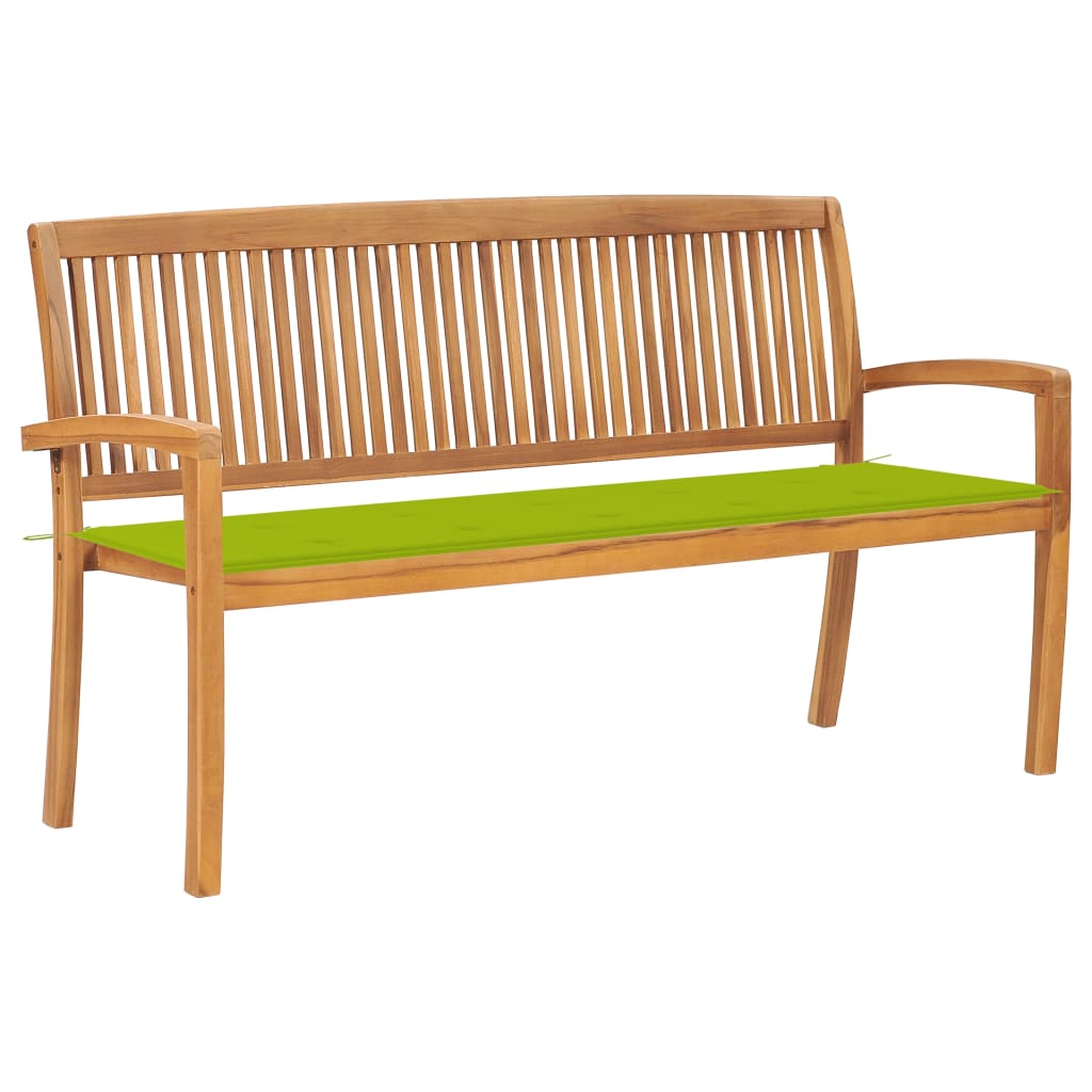 Banco De Jardín 159x57 Verde