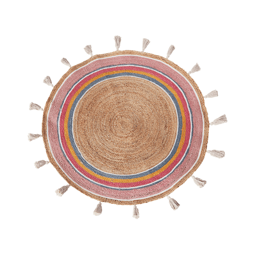 Tapetes para Crianças ZANAVI Multicolor ø 120 cm Juta