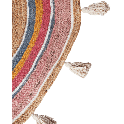Tapetes para Crianças ZANAVI Multicolor ø 120 cm Juta