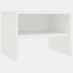 vidaXL Mesa-de-cabeceira 40x30x30 cm aglomerado branco