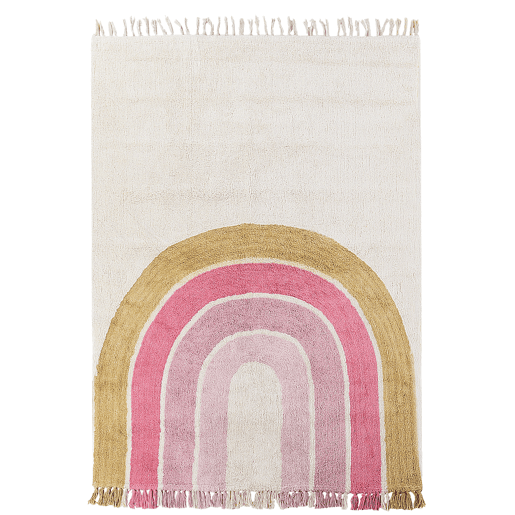 Tapetes para Crianças TATARLI Rosa 140 x 200 cm Algodão Tapetes para Crianças TATARLI Rosa 140 x 200 cm Algodão