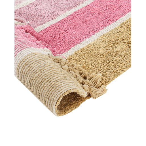Tapetes para Crianças TATARLI Rosa 140 x 200 cm Algodão Tapetes para Crianças TATARLI Rosa 140 x 200 cm Algodão