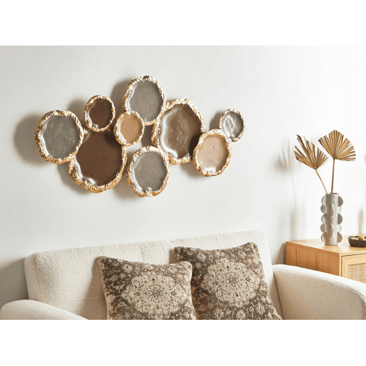 Decoração de parede ARGON Metal 57 cm Multicolor