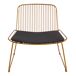 Beliani Silla de comedor SNORUM Beliani Silla de comedor SNORUM Dorado