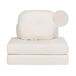 Beliani Sofá cama Bouclé OLDEN Beliani Sofá cama Bouclé OLDEN Blanco