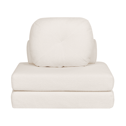 Beliani Sofá-cama Bouclé OLDEN