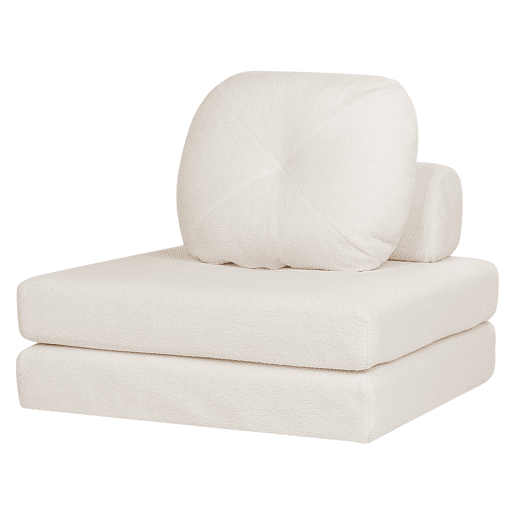 Beliani Sofá-cama Bouclé OLDEN
