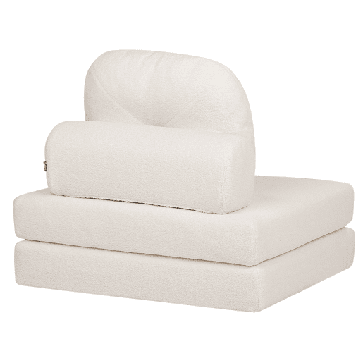Beliani Sofá-cama Bouclé OLDEN