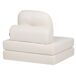 Beliani Sofá cama Bouclé OLDEN Beliani Sofá cama Bouclé OLDEN Blanco