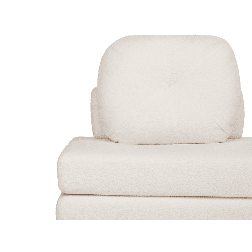 Beliani Sofá-cama Bouclé OLDEN