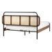 Beliani Cama Madera de caucho BOUSSICOURT 162x210 Beliani Cama Madera de caucho BOUSSICOURT 162x210 Marrón