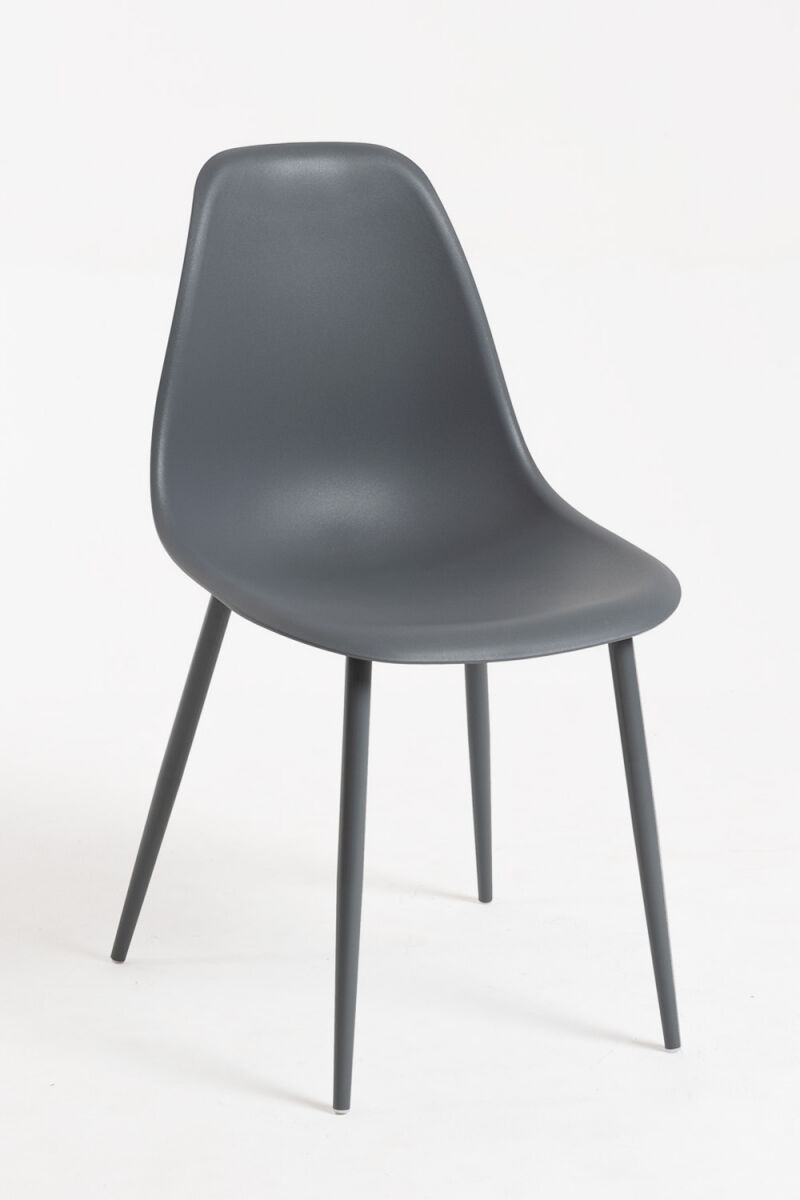 Pack 2 sillas mykle total - gris oscuro
