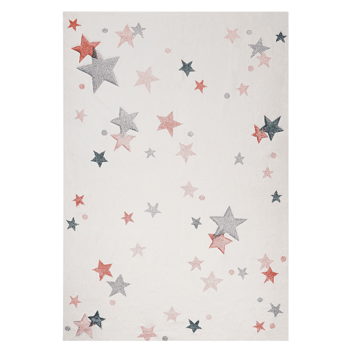 Tapetes para Crianças ALPOUD Branco 140 x 200 cm Algodão