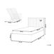 Beliani Cama con almacenaje MDF ROUVILLERS Beliani Cama con almacenaje MDF ROUVILLERS Blanco/ Beige