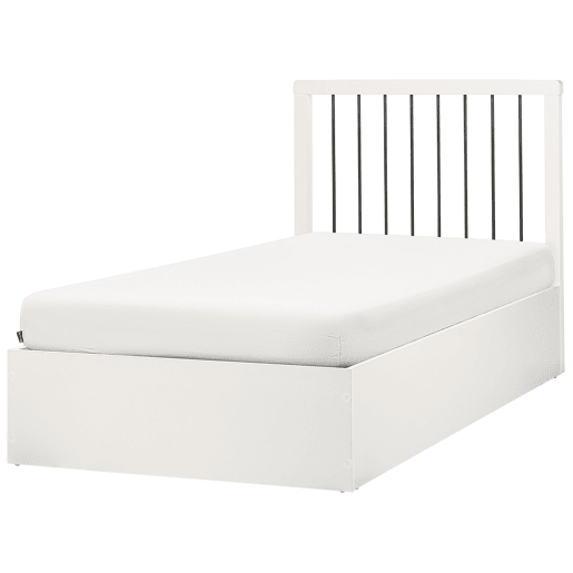 Cama baú ROUVILLERS 90 x 200 cm Branco