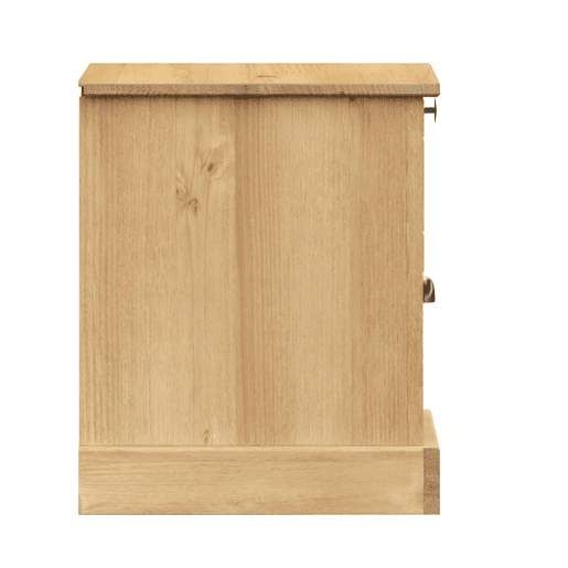 vidaXL Mesa de cabeceira VIGO 42x35x42 cm madeira de pinho maciça