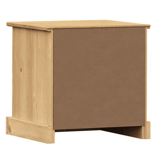 vidaXL Mesa de cabeceira VIGO 42x35x42 cm madeira de pinho maciça