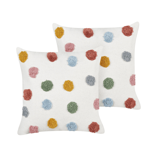 Beliani Almofada decorativa WALLFLOWER Beliani Almofada decorativa WALLFLOWER