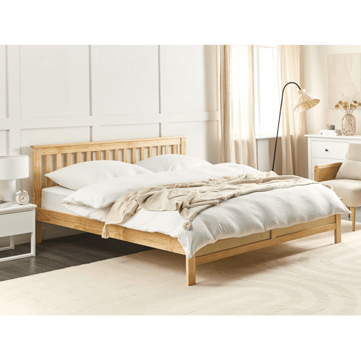 Beliani Cama Pinho MAYENNE Beliani Cama Pinho MAYENNE