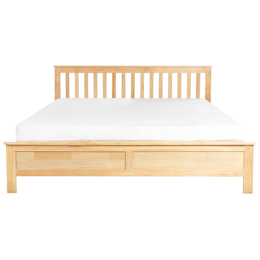 Beliani Cama Pinho MAYENNE Beliani Cama Pinho MAYENNE