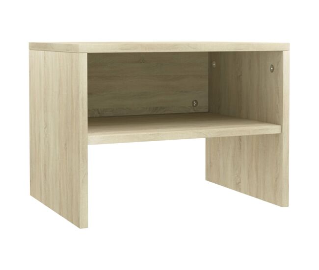 Vidaxl mesita de noche madera contrachapada roble sonoma 40x30x30 cm