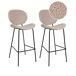 Beliani Silla de bar LUANA Beliani Silla de bar LUANA Beige