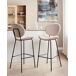 Beliani Silla de bar LUANA Beliani Silla de bar LUANA Beige