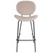 Beliani Silla de bar LUANA Beliani Silla de bar LUANA Beige